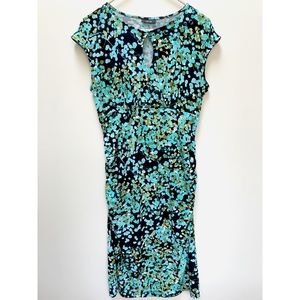 Apt 9 Cut-Out Neck Short Sleeve Midi Dress